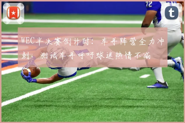 WEC半决赛倒计时：车手阵营全力冲刺，测试车手呼吁球迷热情不减